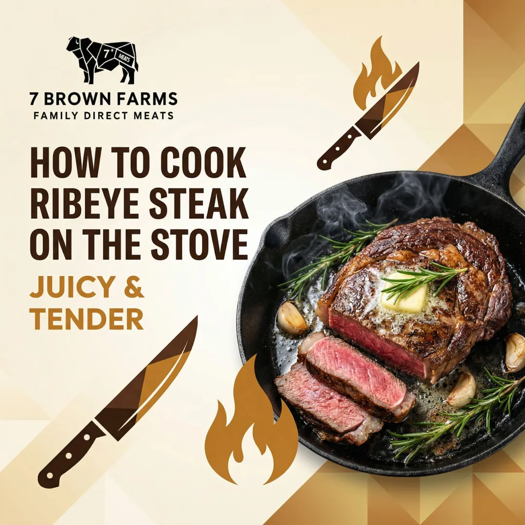 How to Cook Ribeye Steak on the Stove: Juicy & Tender