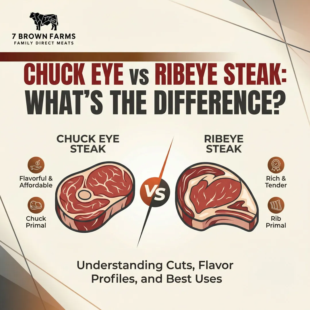 Chuck Eye vs Ribeye Steak: What's the Difference?