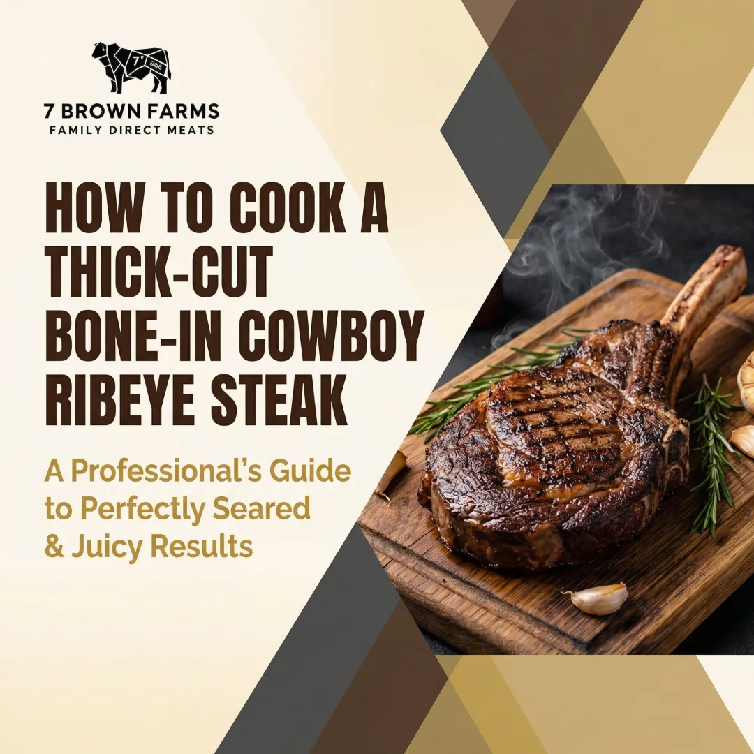 How to Cook a Thick-Cut Bone-In Cowboy Ribeye Steak