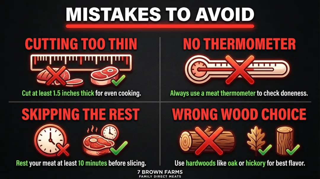 Four common flat iron steak smoking mistakes and how to avoid them