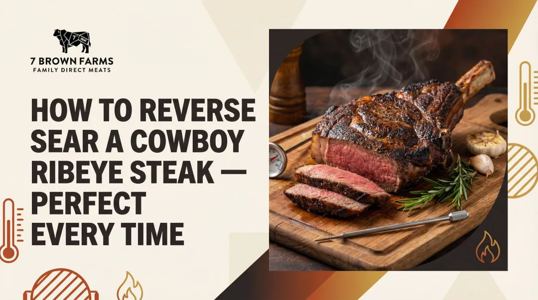 How to Reverse Sear a Cowboy Ribeye Steak — Perfect Every Time
