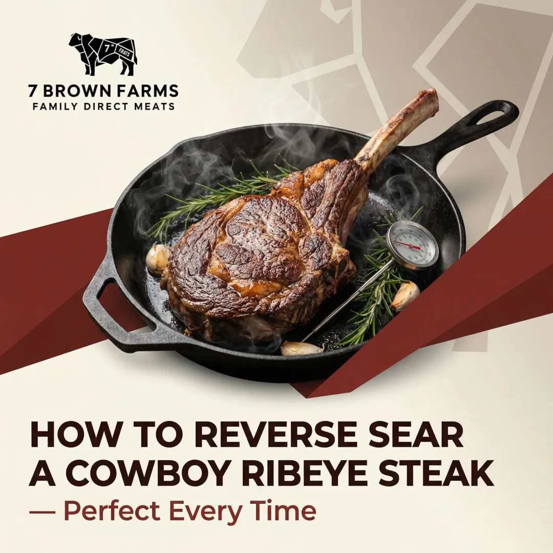 How to Reverse Sear a Cowboy Ribeye Steak — Perfect Every Time