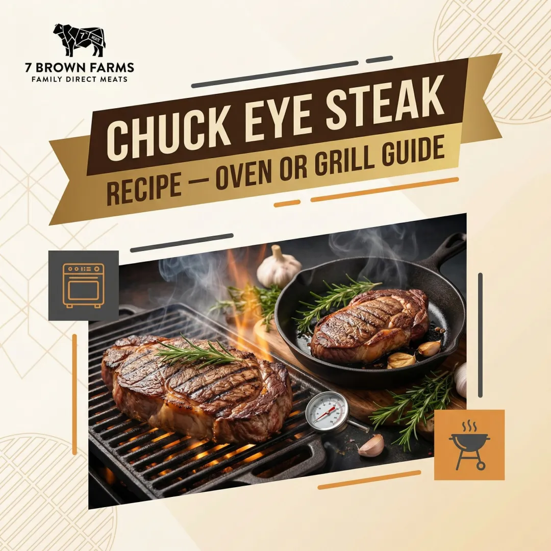 Chuck Eye Steak Recipe β Oven or Grill Guide
