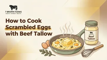 How to Cook Scrambled Eggs with Beef Tallow