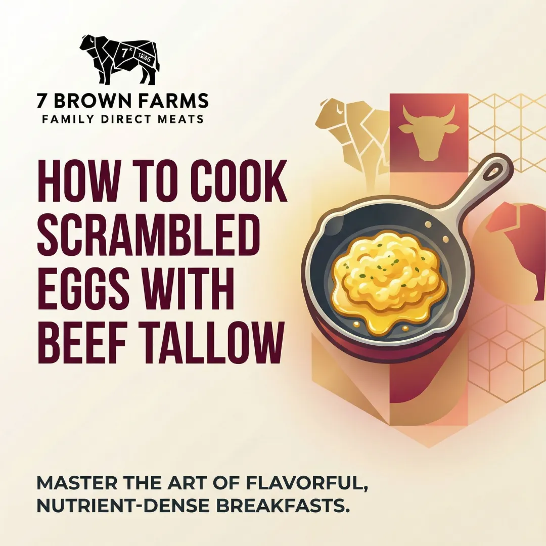 How to Cook Scrambled Eggs with Beef Tallow