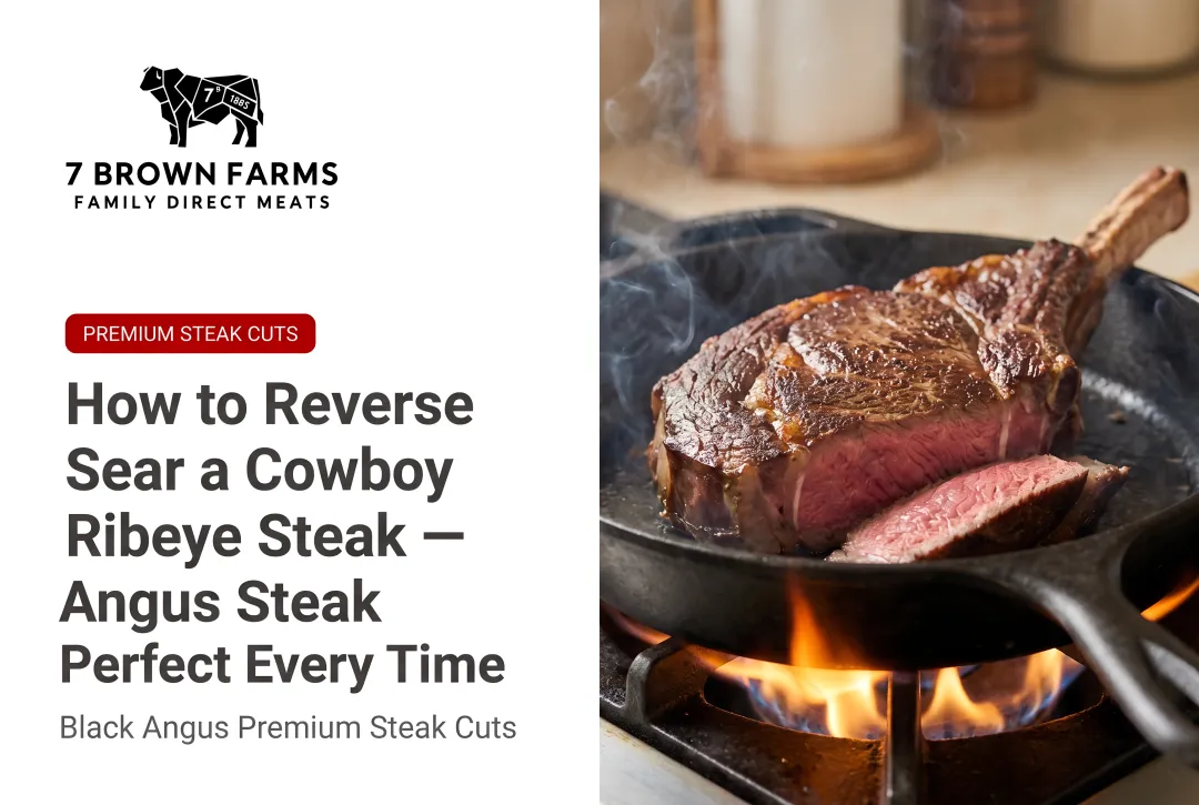 How to Reverse Sear a Cowboy Ribeye Steak — Perfect Every Time