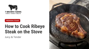 How to Cook Ribeye Steak on the Stove: Juicy &amp; Tender