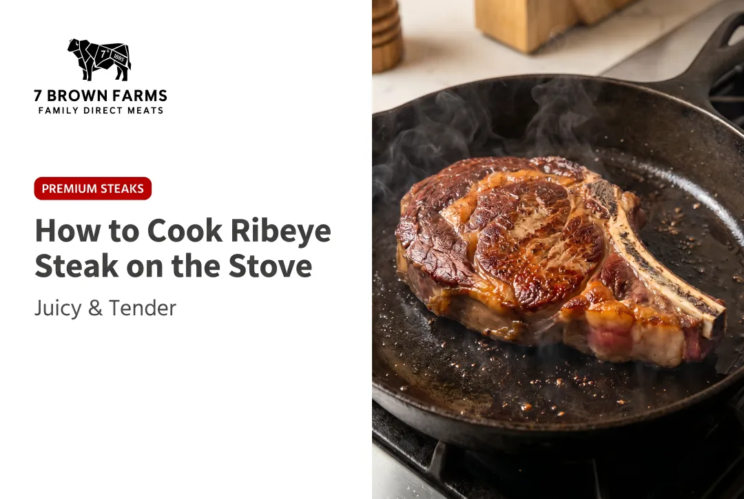 How to Cook Ribeye Steak on the Stove: Juicy & Tender