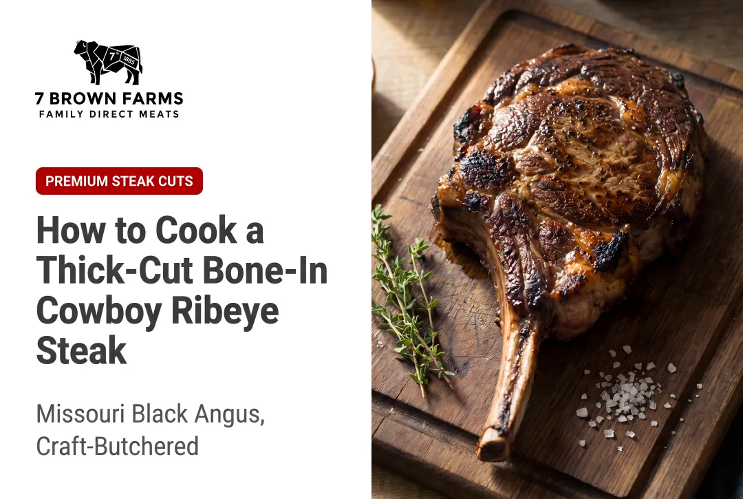 How to Cook a Thick-Cut Bone-In Cowboy Ribeye Steak
