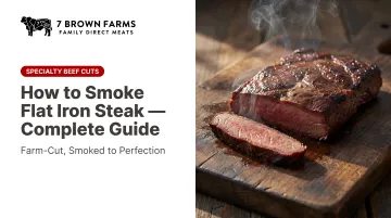 How to Smoke Flat Iron Steak — Complete Guide