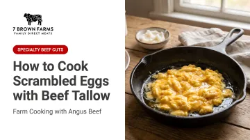 How to Cook Scrambled Eggs with Beef Tallow
