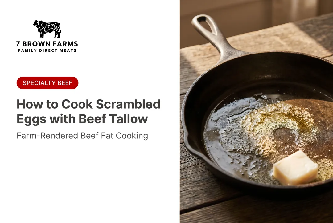 How to Cook Scrambled Eggs with Beef Tallow