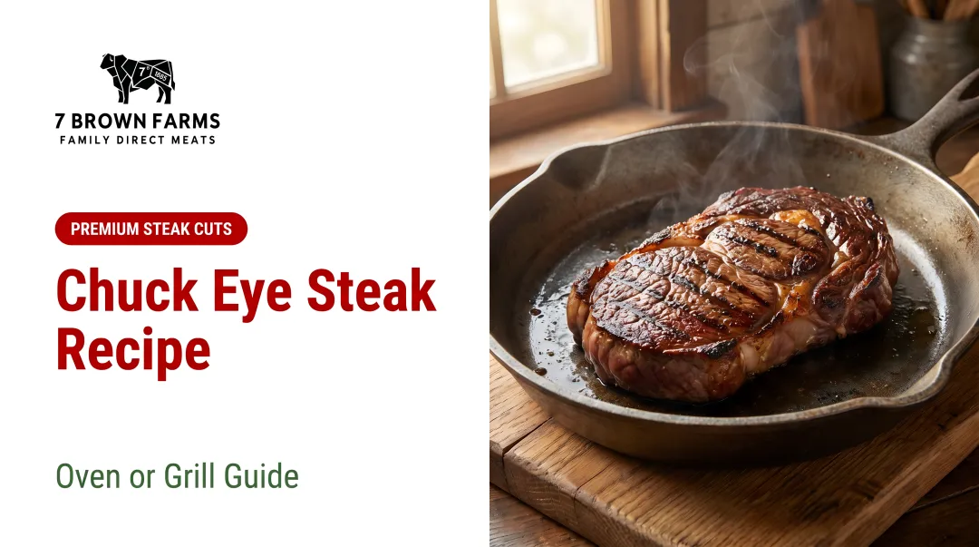Chuck Eye Steak Recipe — Oven or Grill Guide