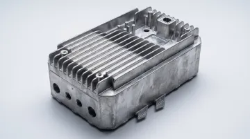 Die cast aluminum heat sink and electronic enclosure components for industrial applications
