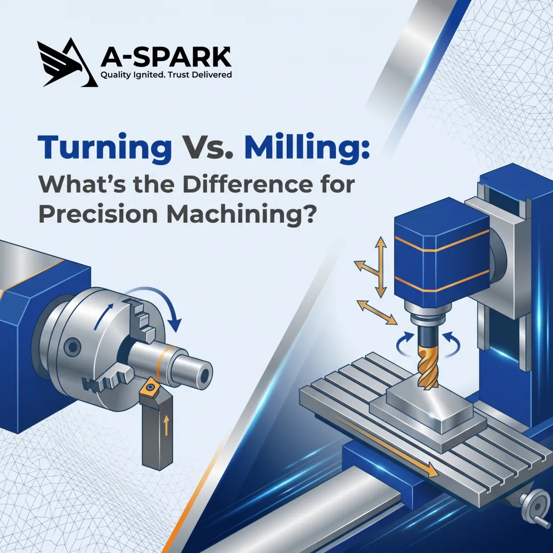 Turning Vs. Milling: What's the Difference for Precision Machining?