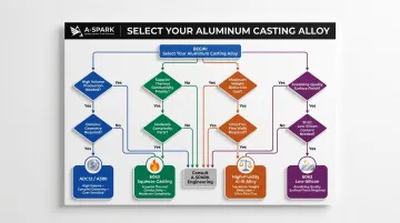 Aluminum alloy selection decision framework for die cast heat sink applications