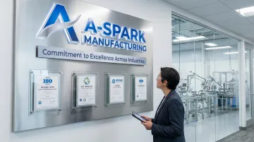 A-SPARK Manufacturing quality certifications ISO 9001 IATF 16949 AS9100 ISO 13485 displayed