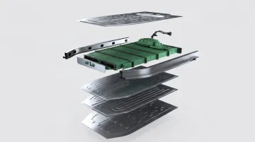 Electric vehicle battery enclosure assembly with anodized aluminum structural components