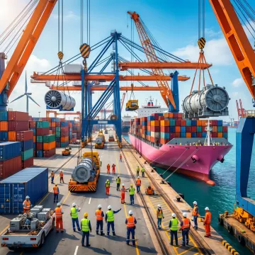 Project cargo and heavy lift logistics coordination
