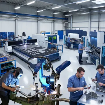 Custom sheet metal fabrication facility