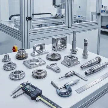 Precision CNC milled metal components