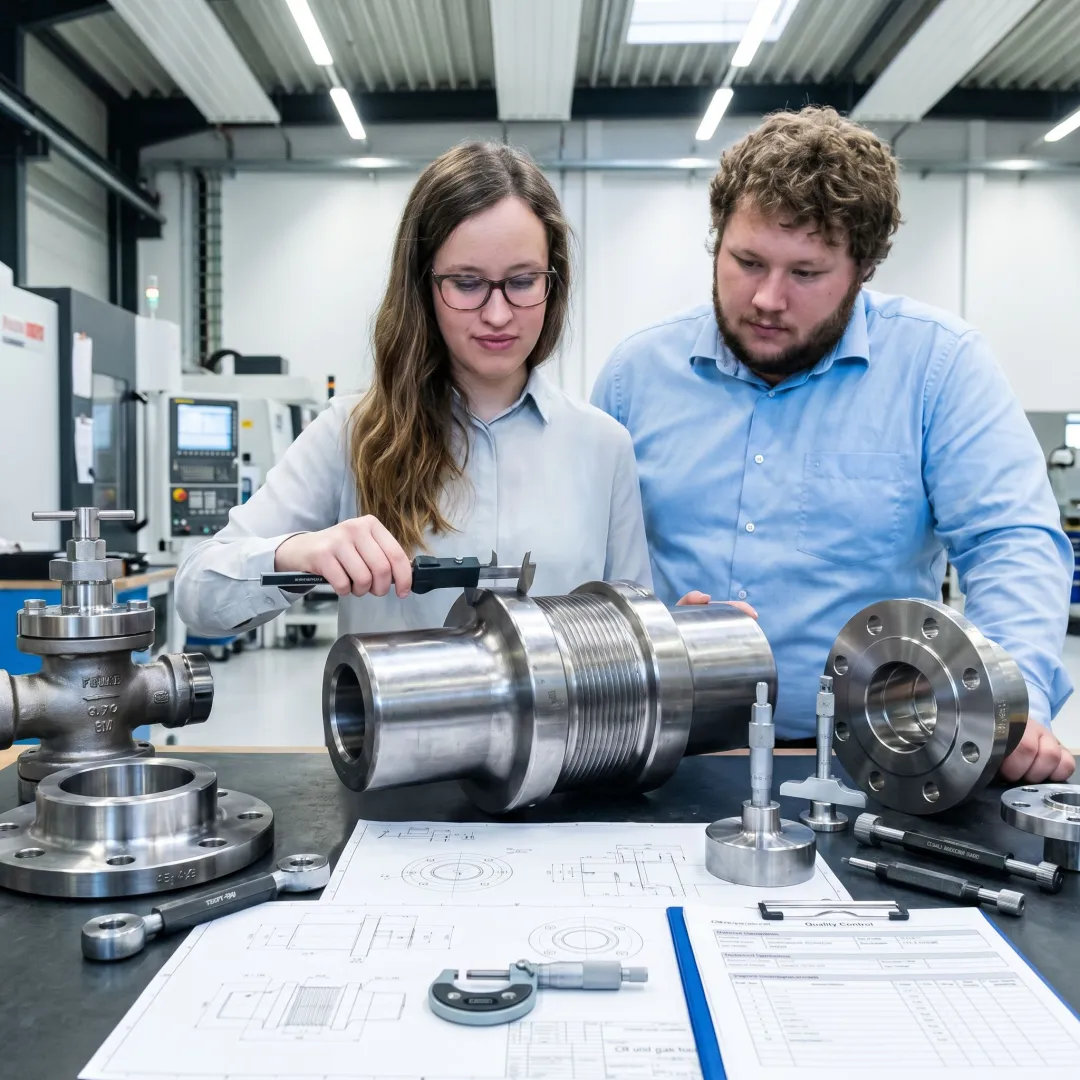 Inspection of forged oil and gas parts
