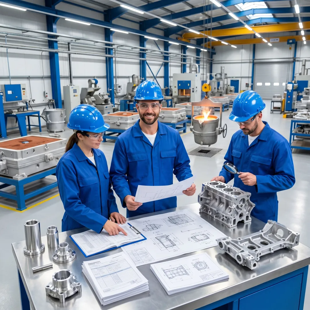 Automotive casting production process
