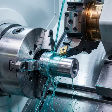 Precision CNC machining of metal components