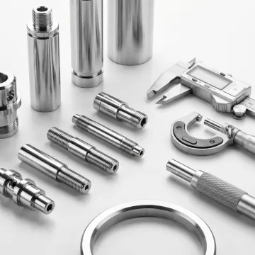 Precision turned metal components with inspection tools