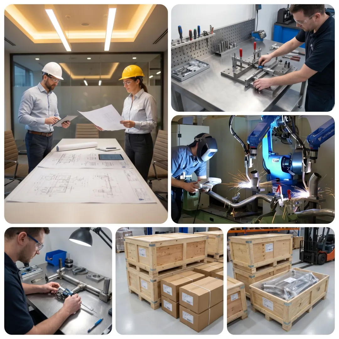 Precision welding process in a controlled manufacturing facility