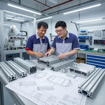 Engineered aluminum extrusion components for EV accessories