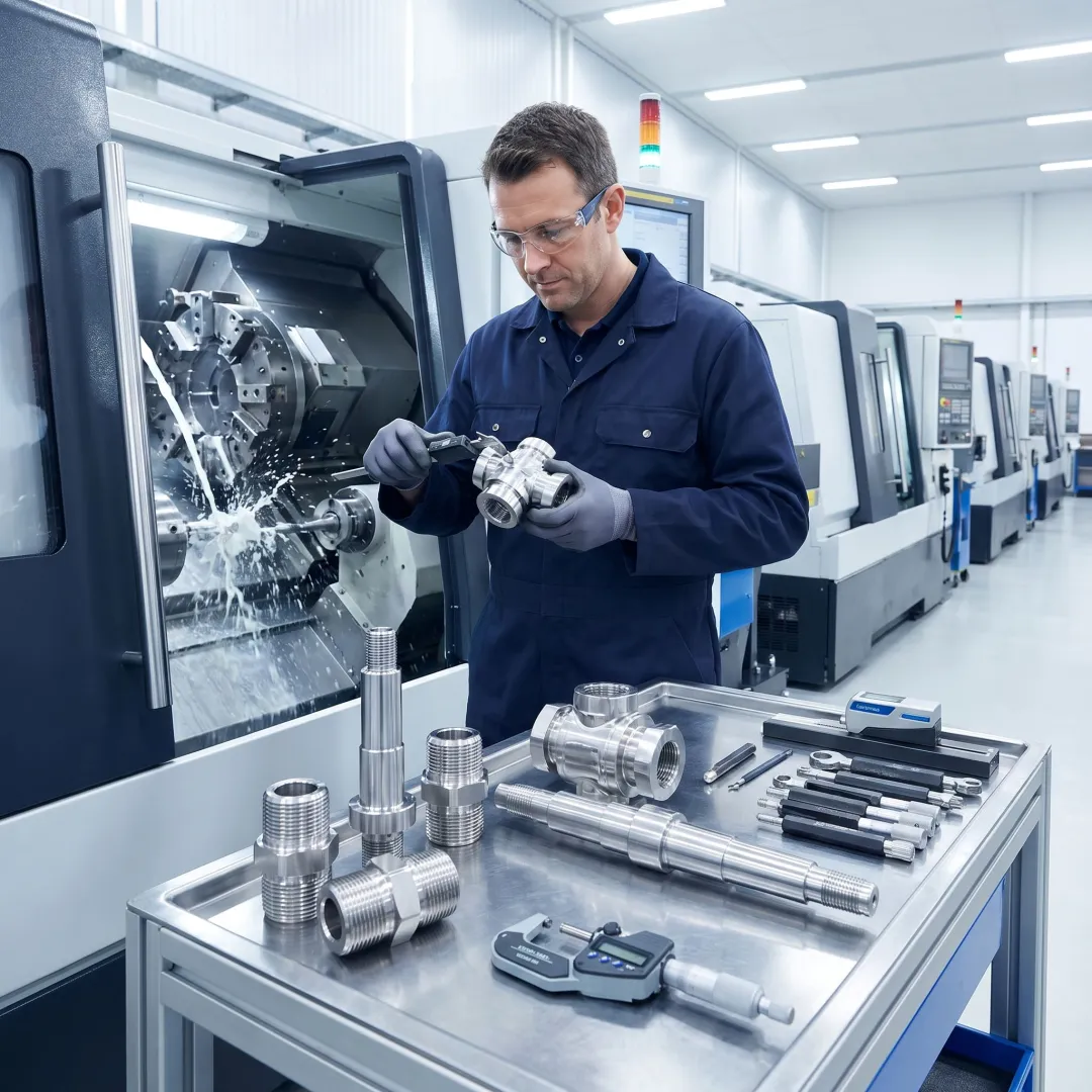 Precision CNC machining for oil and gas components