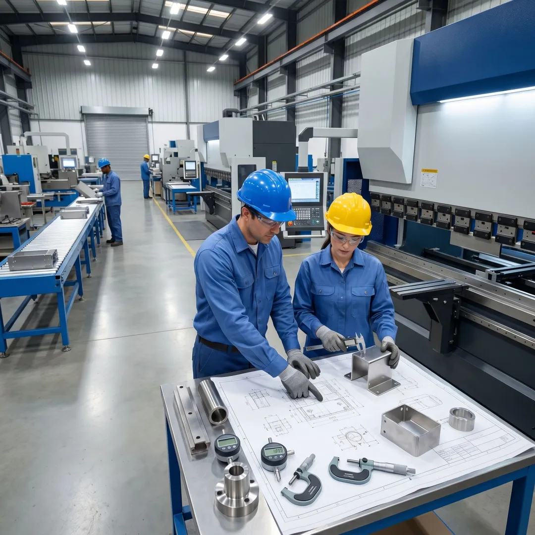 Sheet metal production workflow