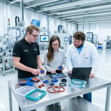 Custom overmolded component manufacturing