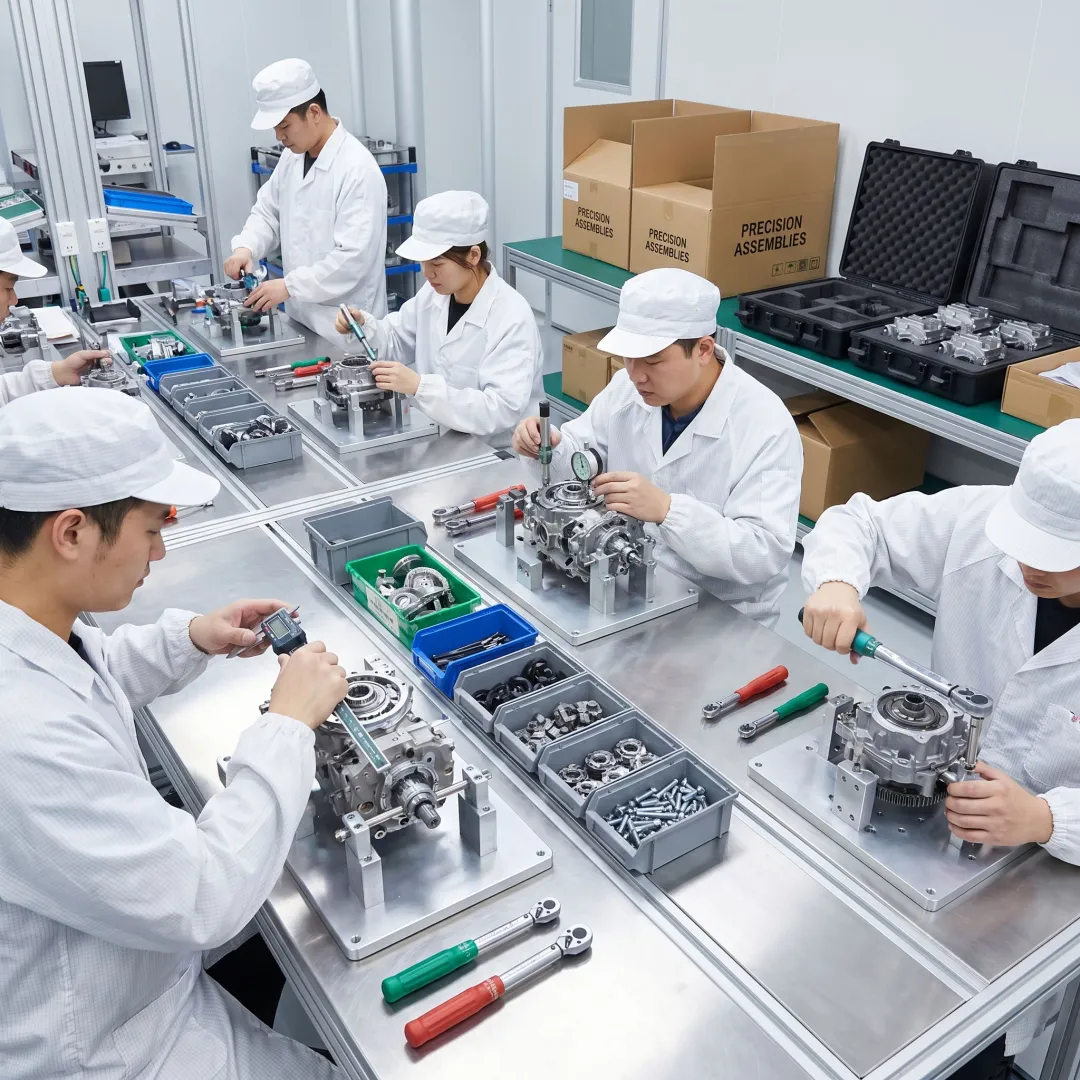 Mechanical assembly production process