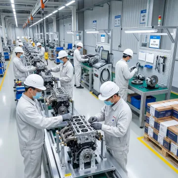 Automotive assembly process workflow