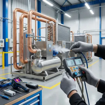 Commercial refrigeration diagnostic equipment and repair tools