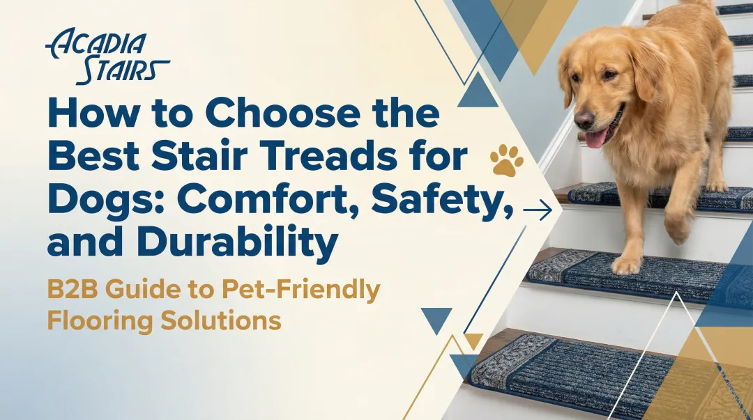 Cover image for How to Choose the Best Stair Treads for Dogs: Comfort, Safety, and Durability