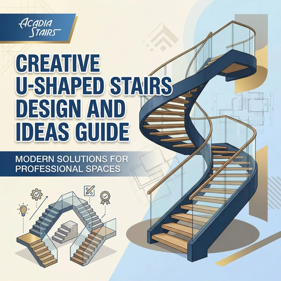 Creative U-Shaped Stairs Design and Ideas Guide