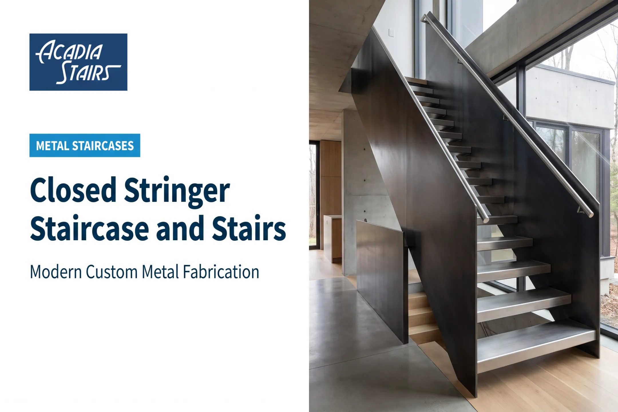 Closed Stringer Staircase and Stairs