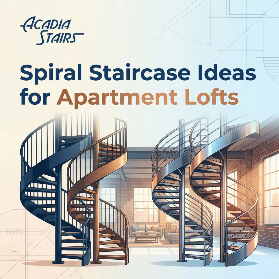 Spiral Staircase Ideas for Apartment Lofts