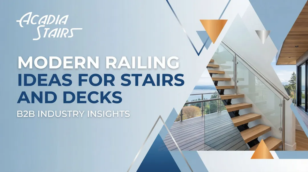 Cover image for Modern Railing Ideas for Stairs and Decks