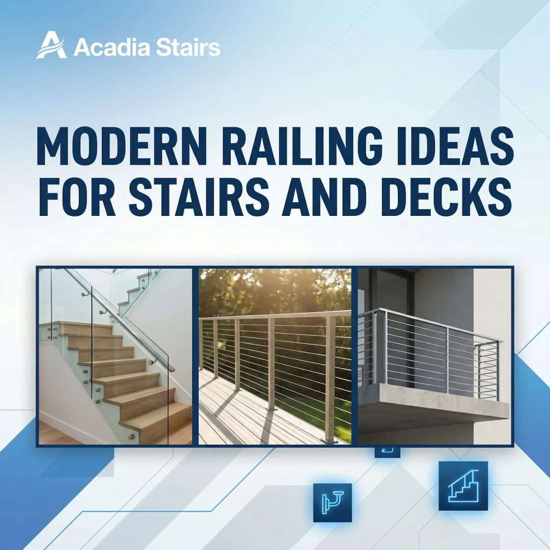 Modern Railing Ideas for Stairs and Decks