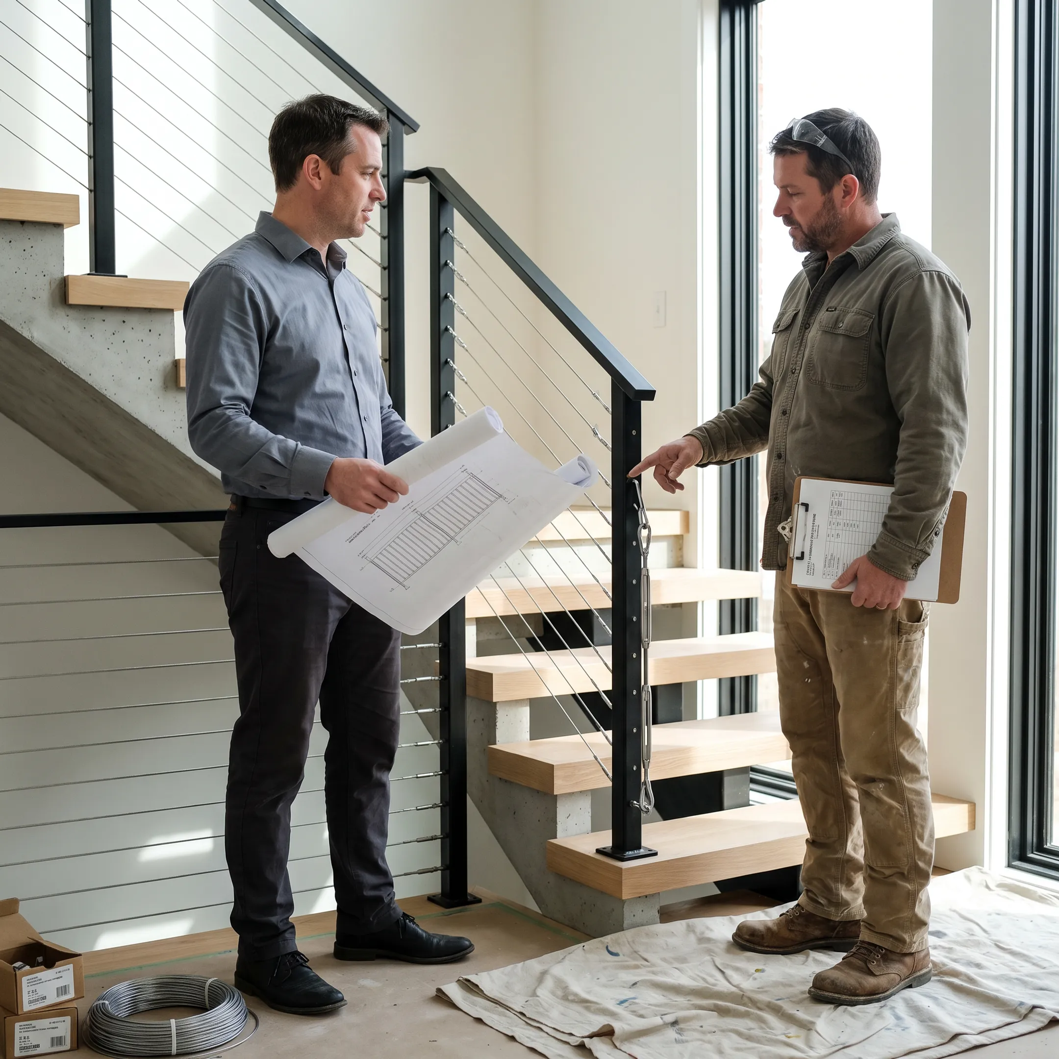 Architectural cable railing project