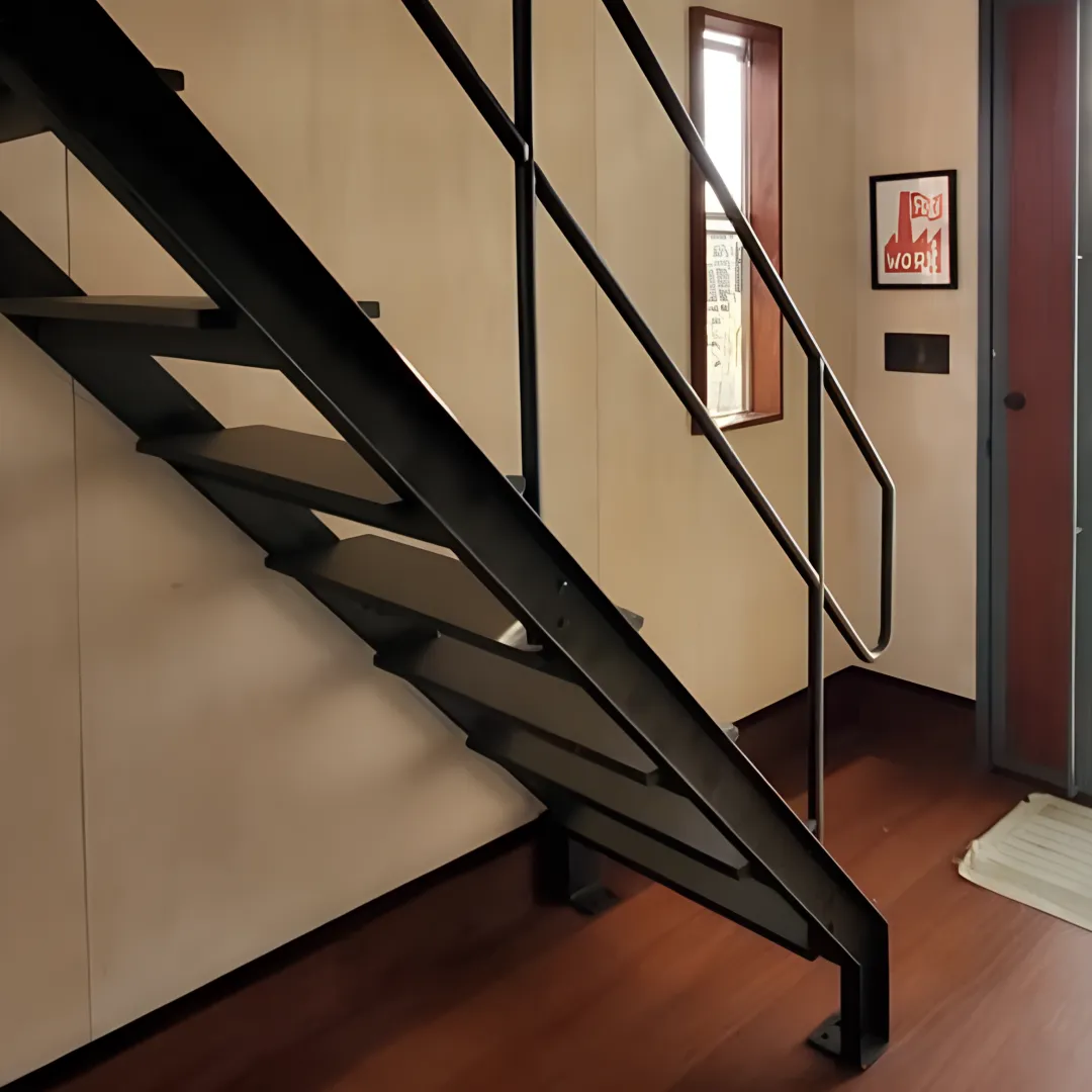 Side Stringer Straight Stairs
