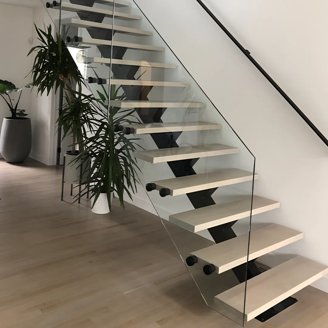 Single Stringer Straight Stairs