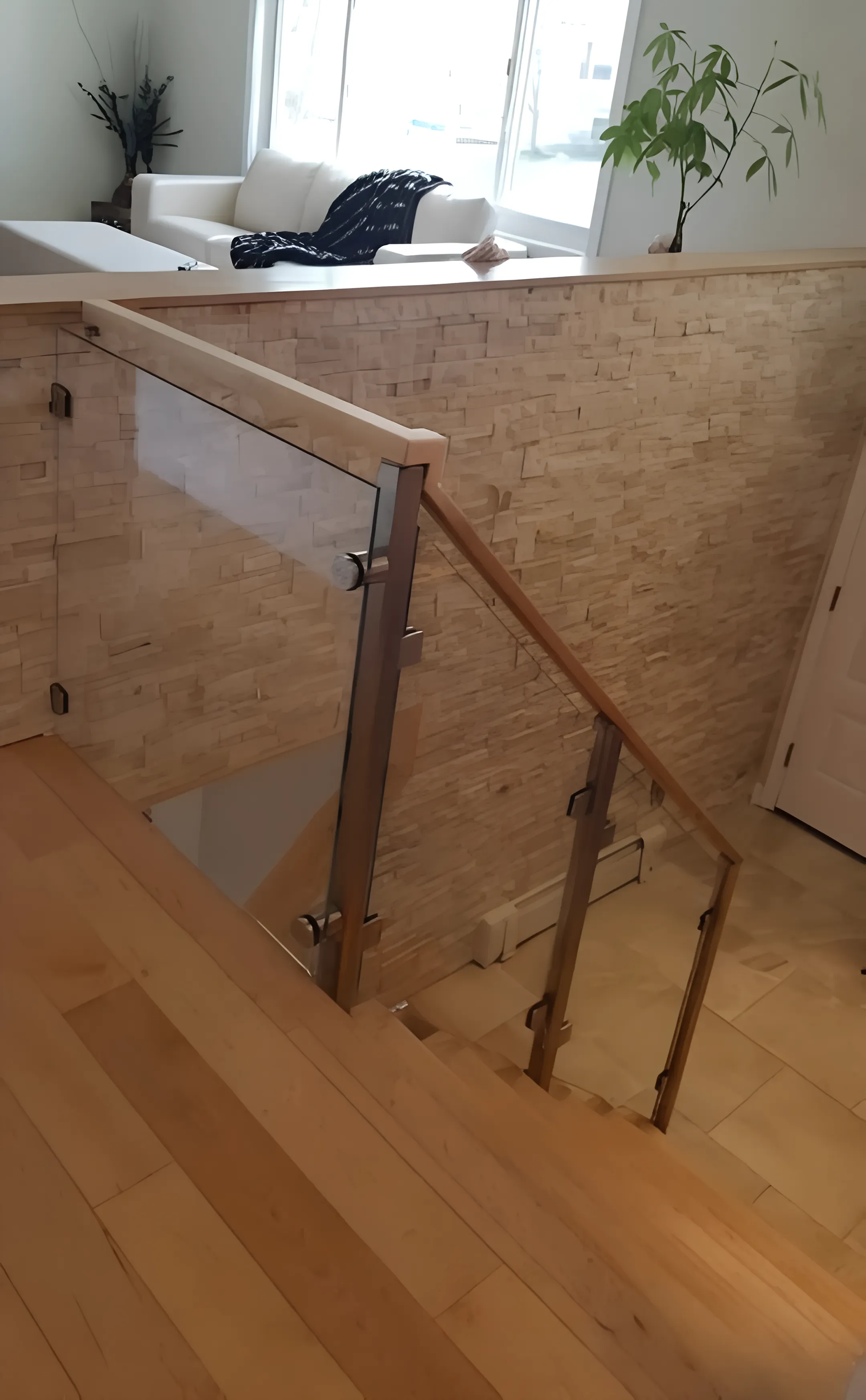 Architectural stainless steel railing
