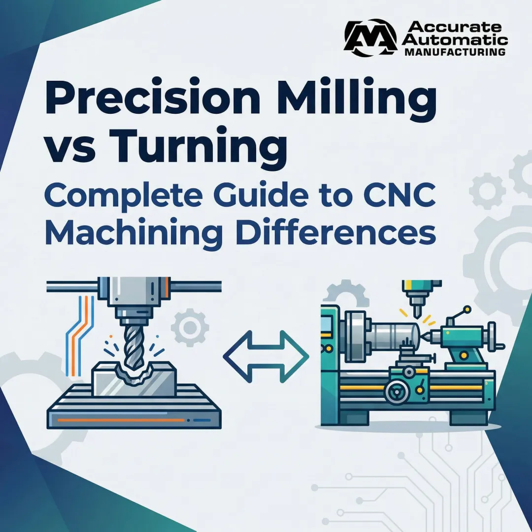 Precision Milling vs Turning: Complete Guide to CNC Machining Differences