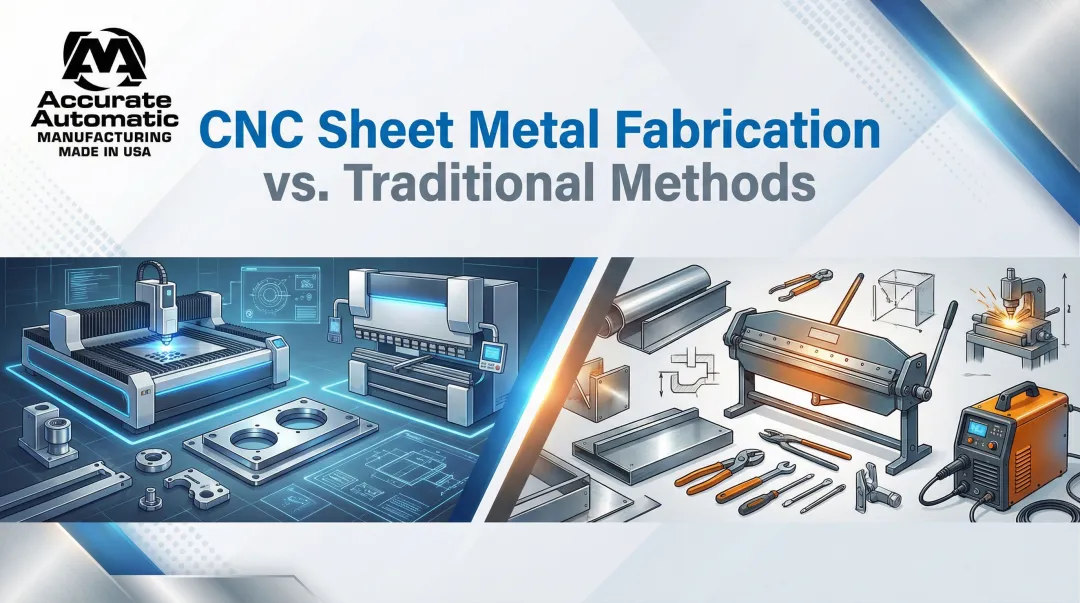 Cover image for CNC Sheet Metal Fabrication vs. Traditional Methods