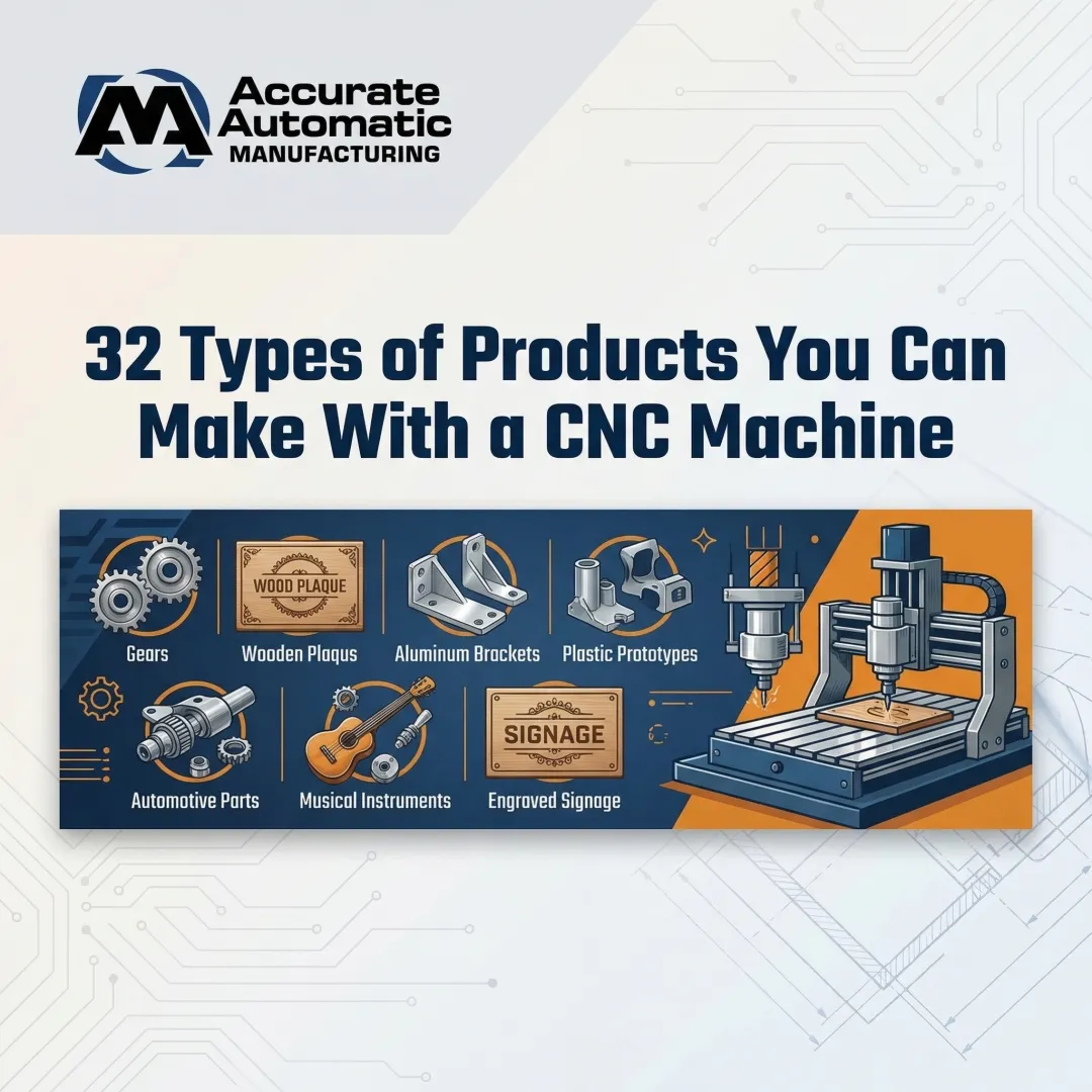 32 Types of Products You Can Make With a CNC Machine